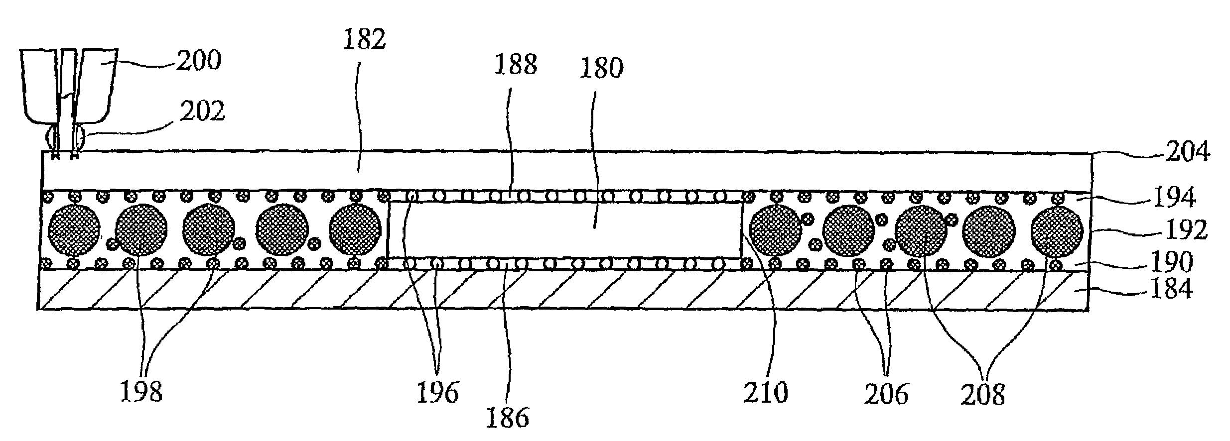 Method of forming overhang support for a stacked semiconductor device