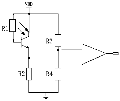 Simple light guide switching circuit