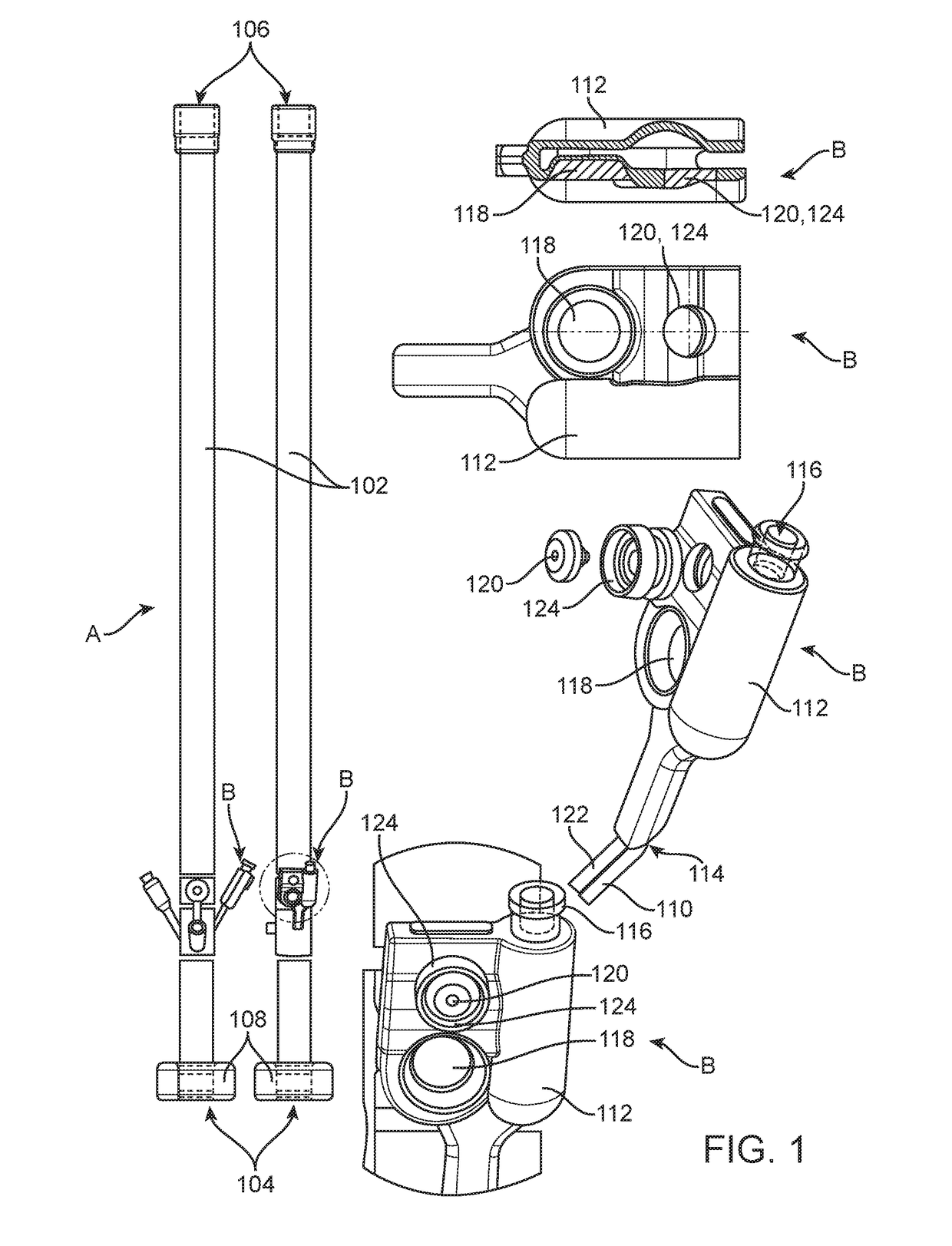 Valve system for inflatable devices