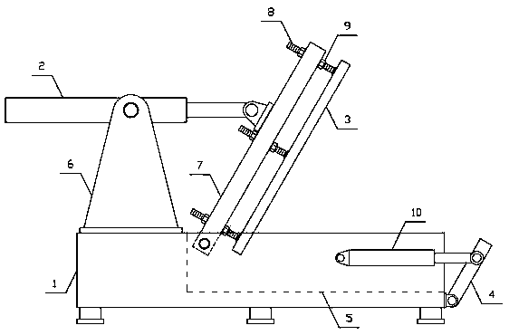 Briquetting device for metal waste