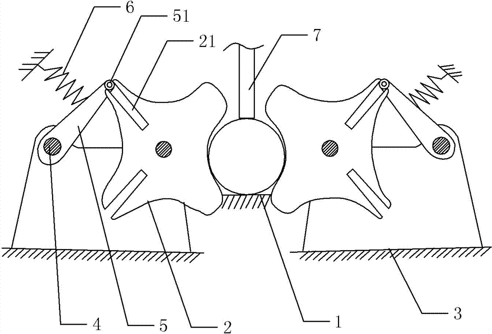 Bidirectional clamping device for shaft-like workpieces