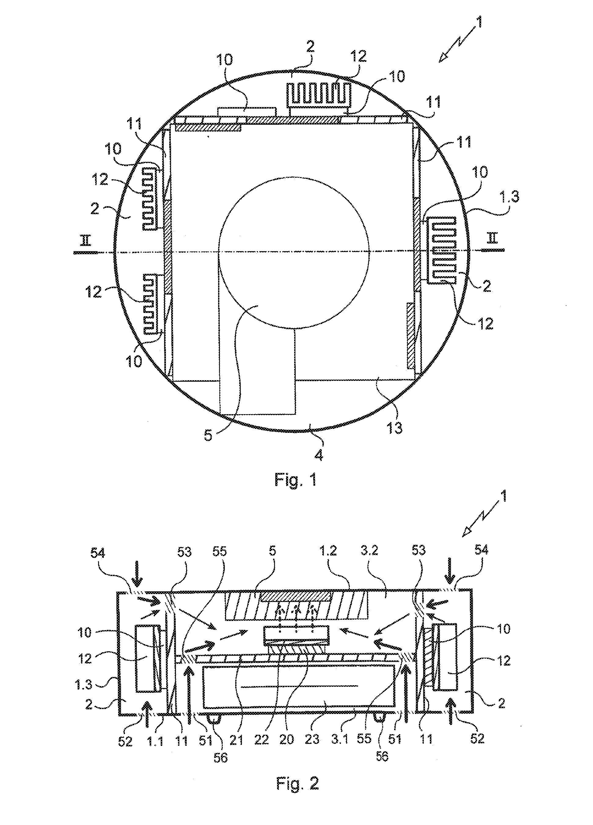 Electronic equipment with double cooling