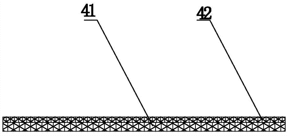 Double-sided differential knitted fabric and its weaving process