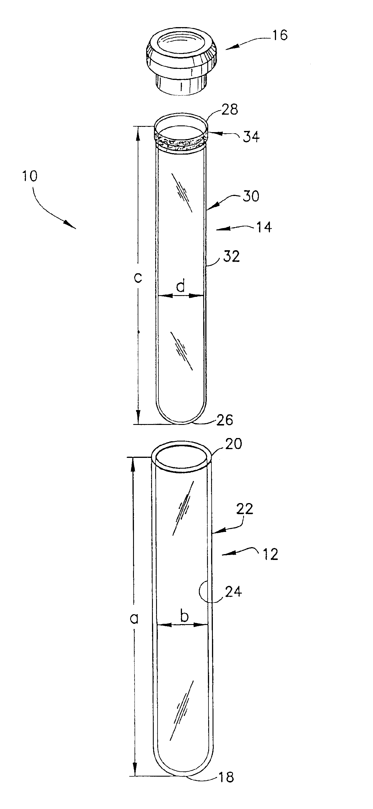 Collection container assembly