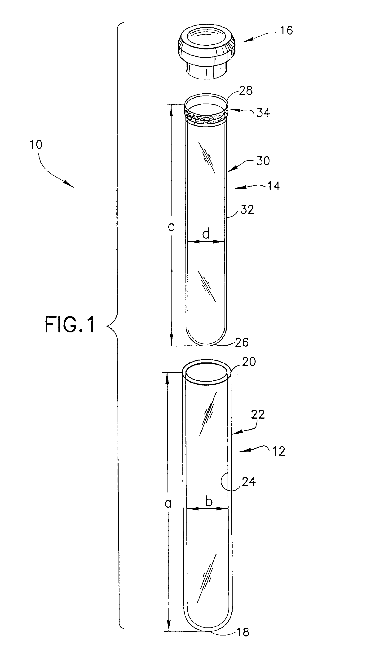 Collection container assembly