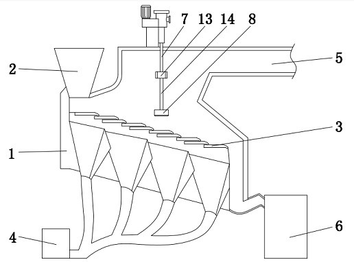 Air supply combustion-supporting structure for grate furnace