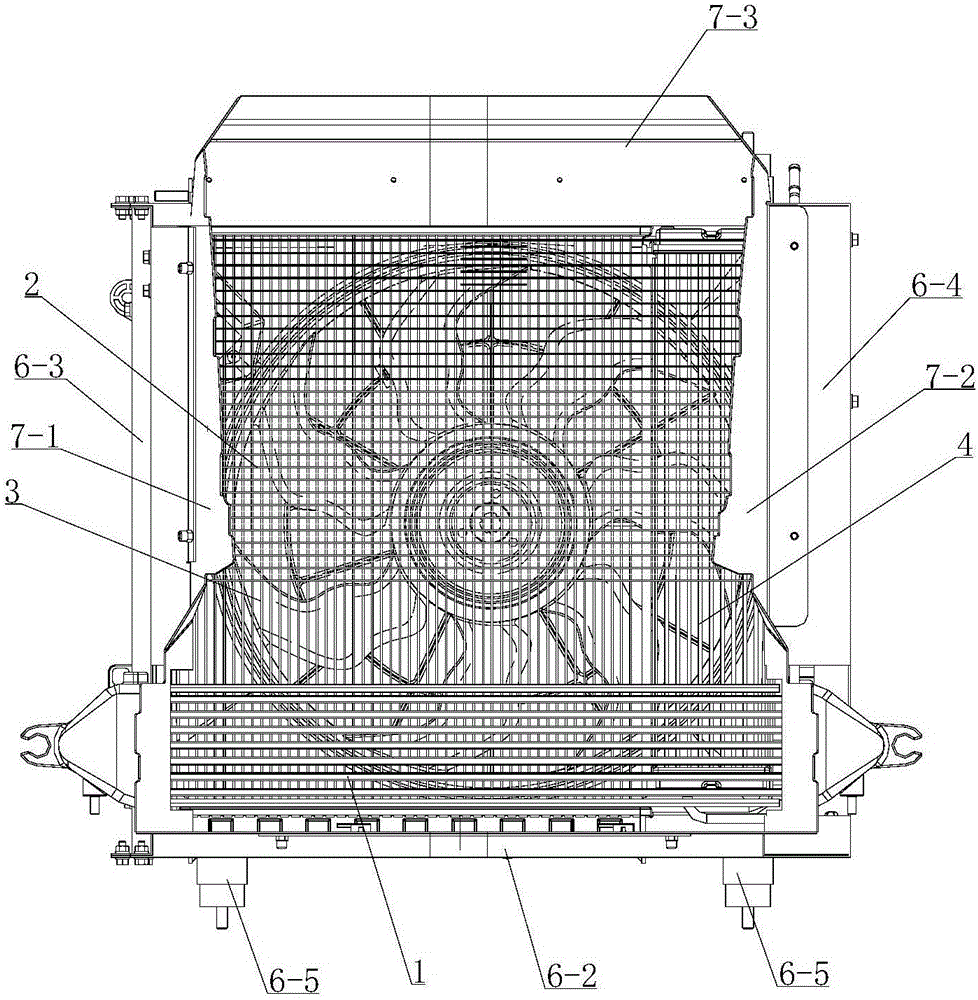 Integrated front end cooling module for vehicle