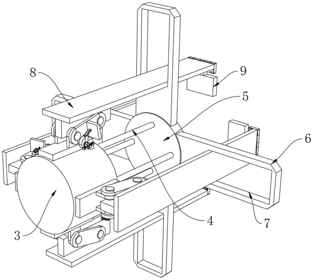 LED radar speed measurement screen and installation structure thereof