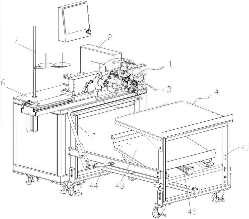 Automatic waistband elastic ribbon feeding machine