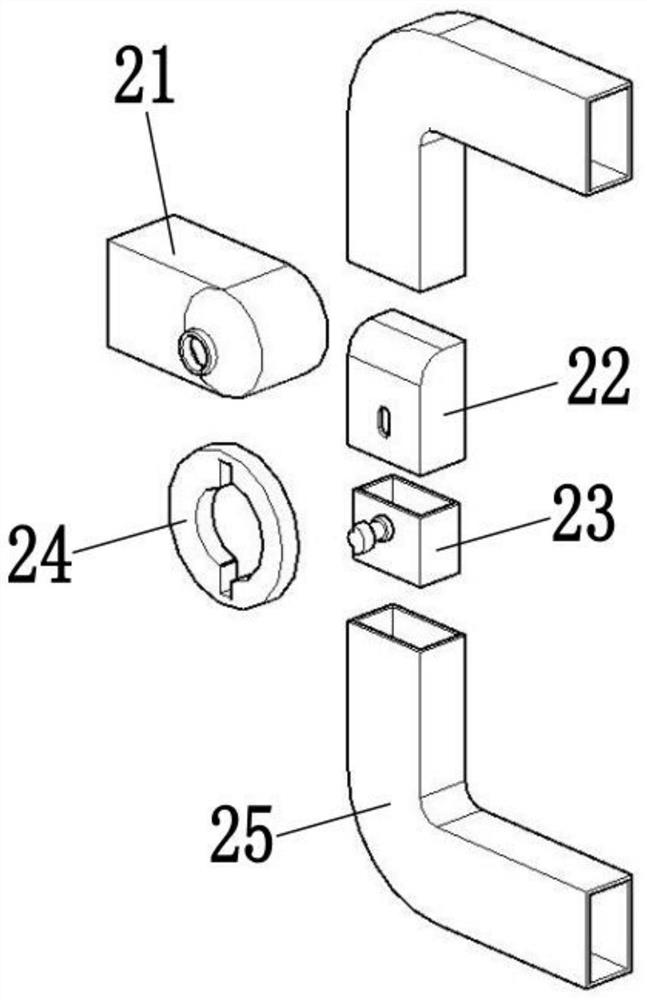 A gravity rotating double-sided steam mop