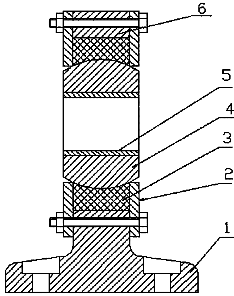 A new structure of anti-vibration bearing seat