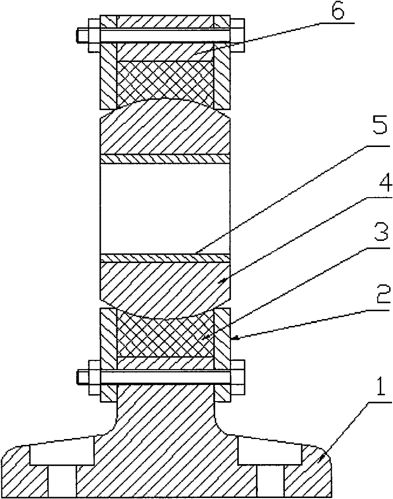 A new structure of anti-vibration bearing seat