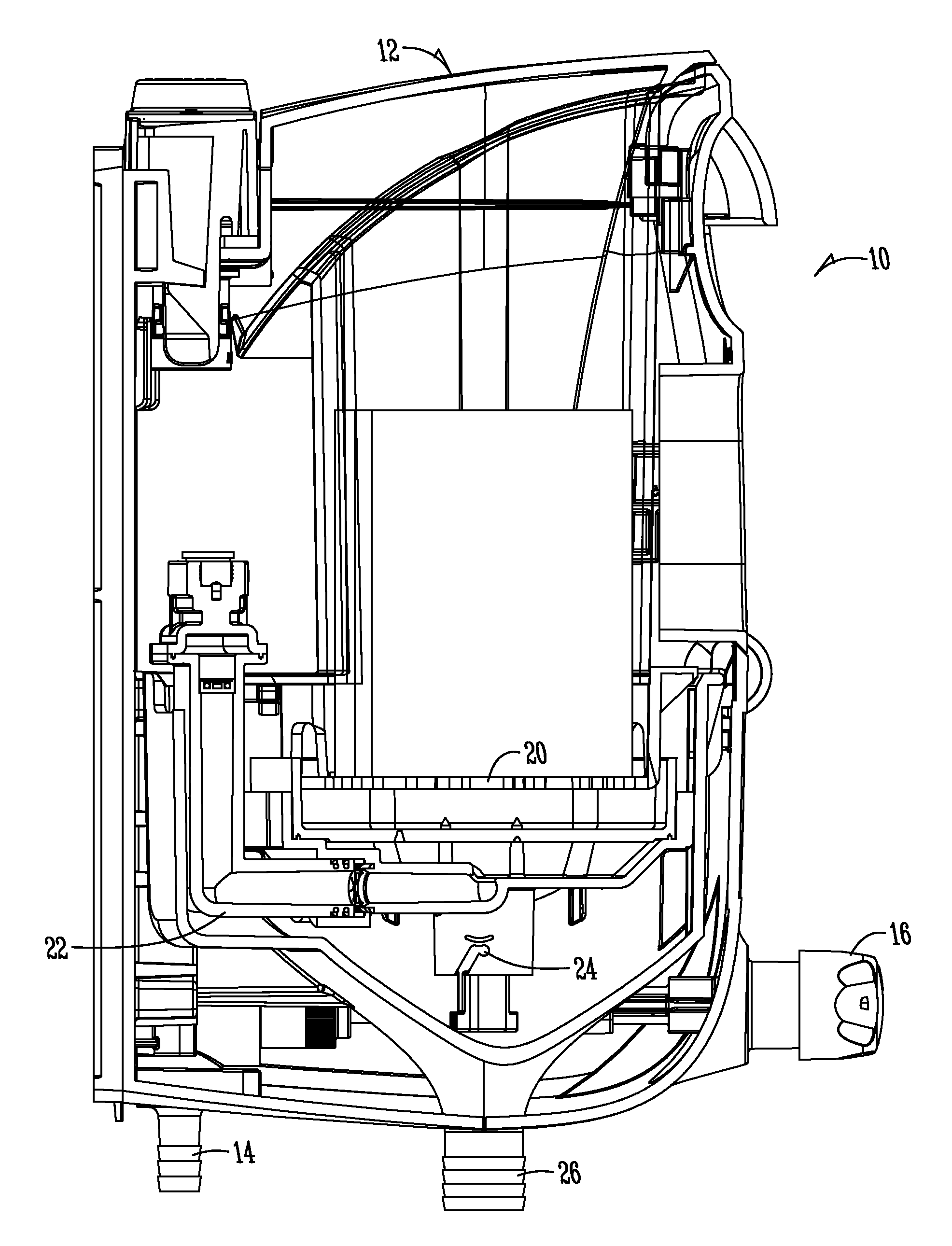 Single piece three-way elastomeric valve