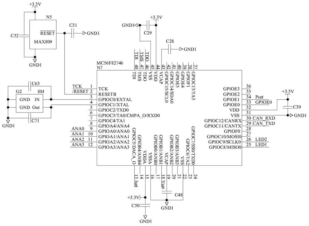 Linear voltage stabilizing circuit