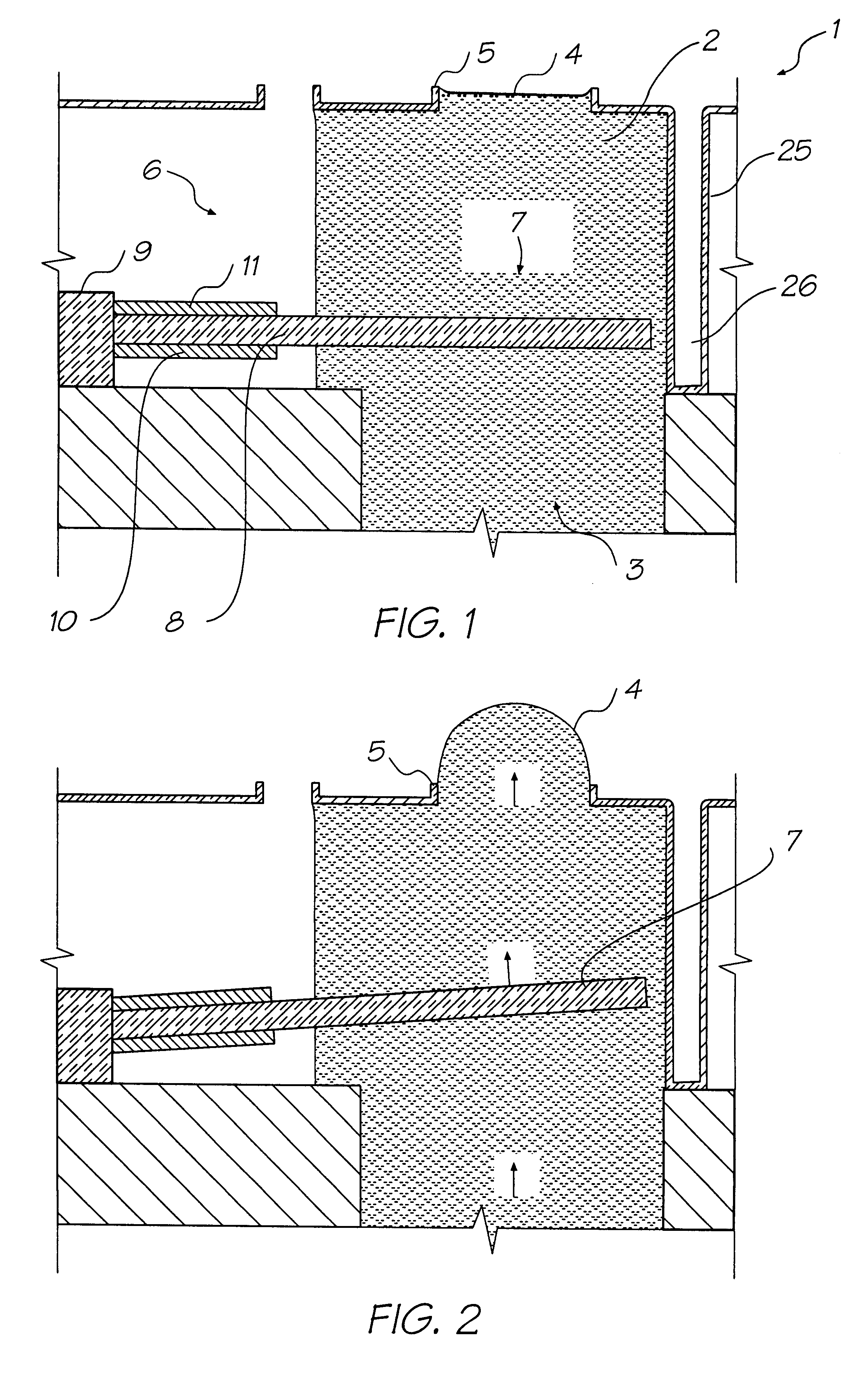 Method of interconnecting a printhead with an ink supply manifold and a combined structure resulting therefrom