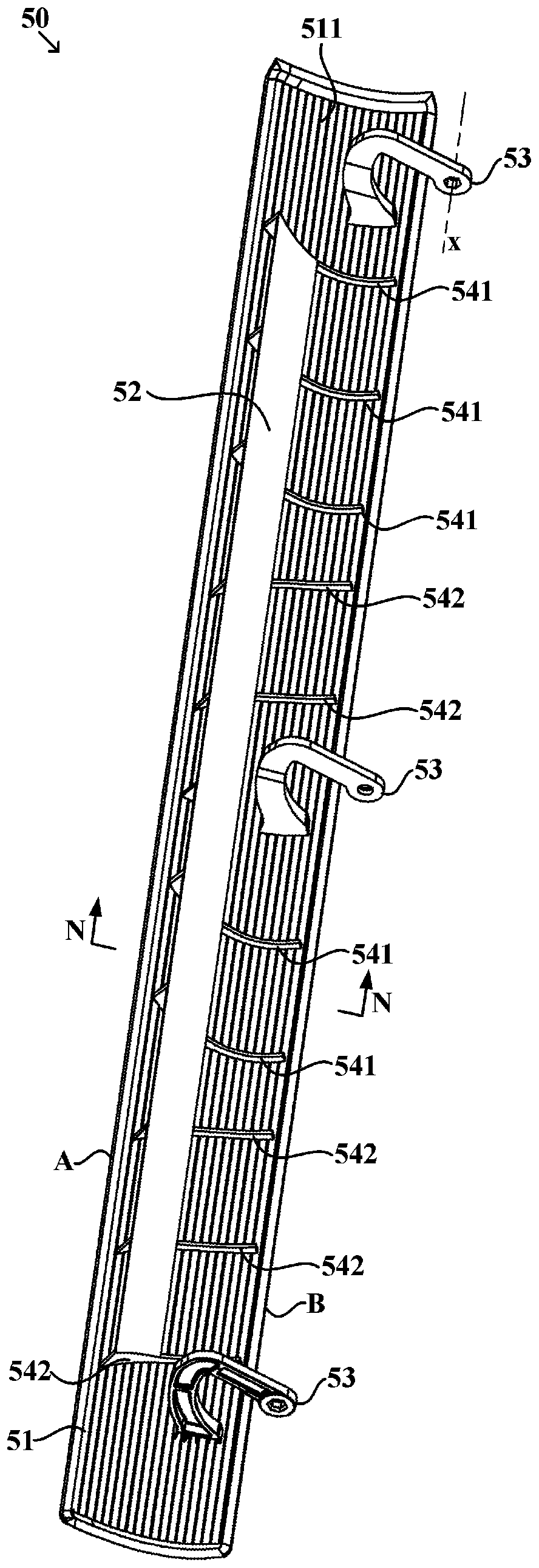 Wall-mounted air conditioner indoor unit and air guide plate thereof