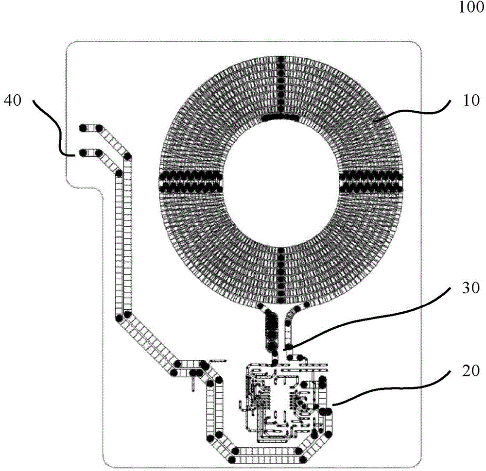 Receiving device for wireless charging
