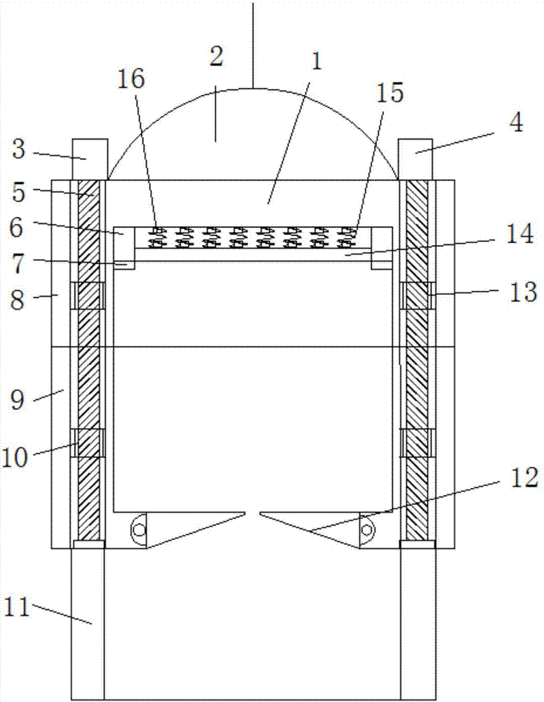 Manual hole digging pile blasting protection device