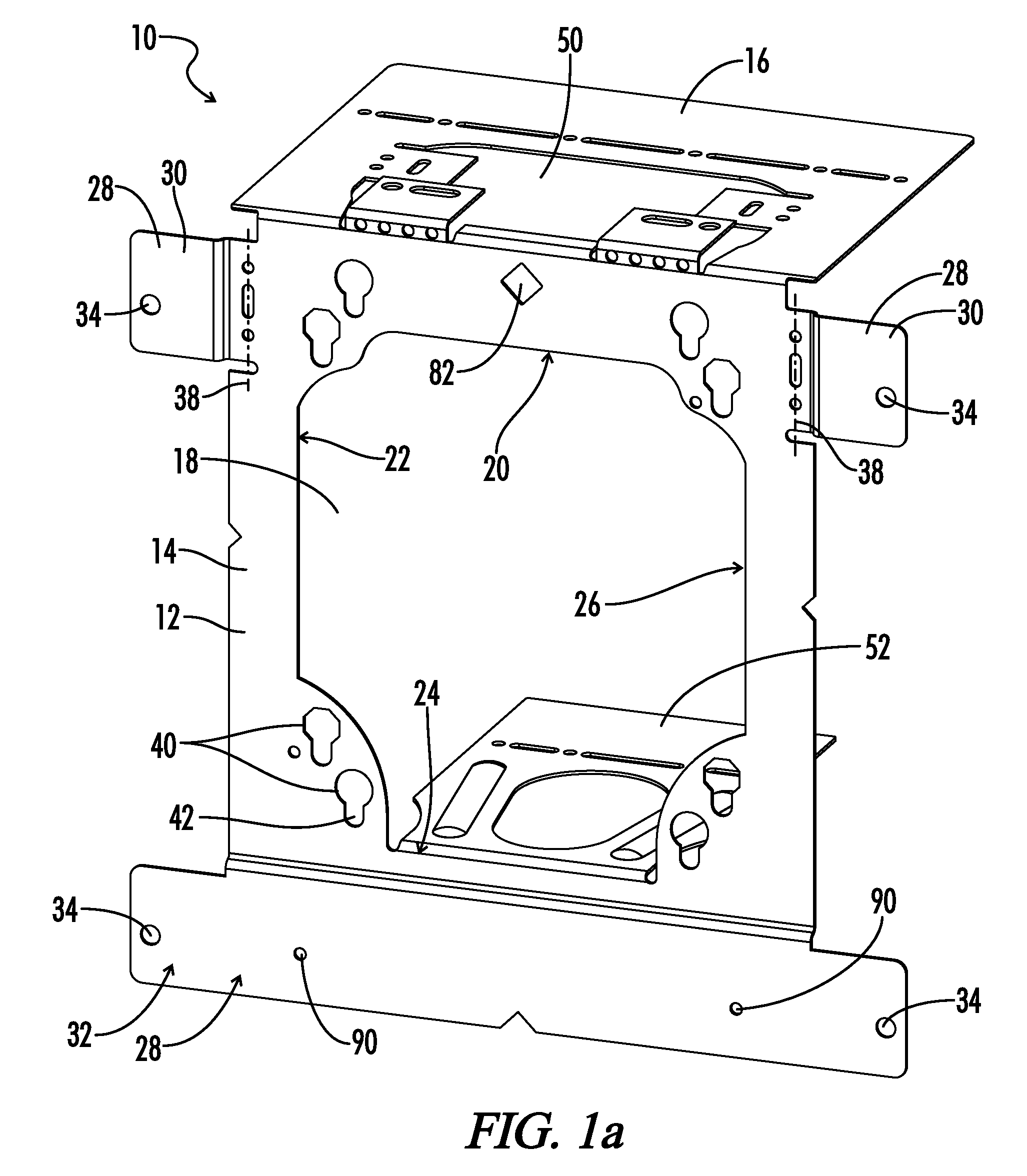 Universal electric box mounting device
