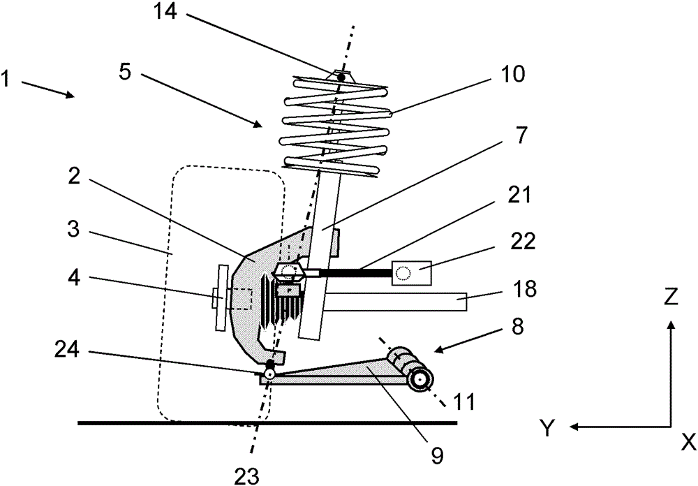 vehicle wheel suspension