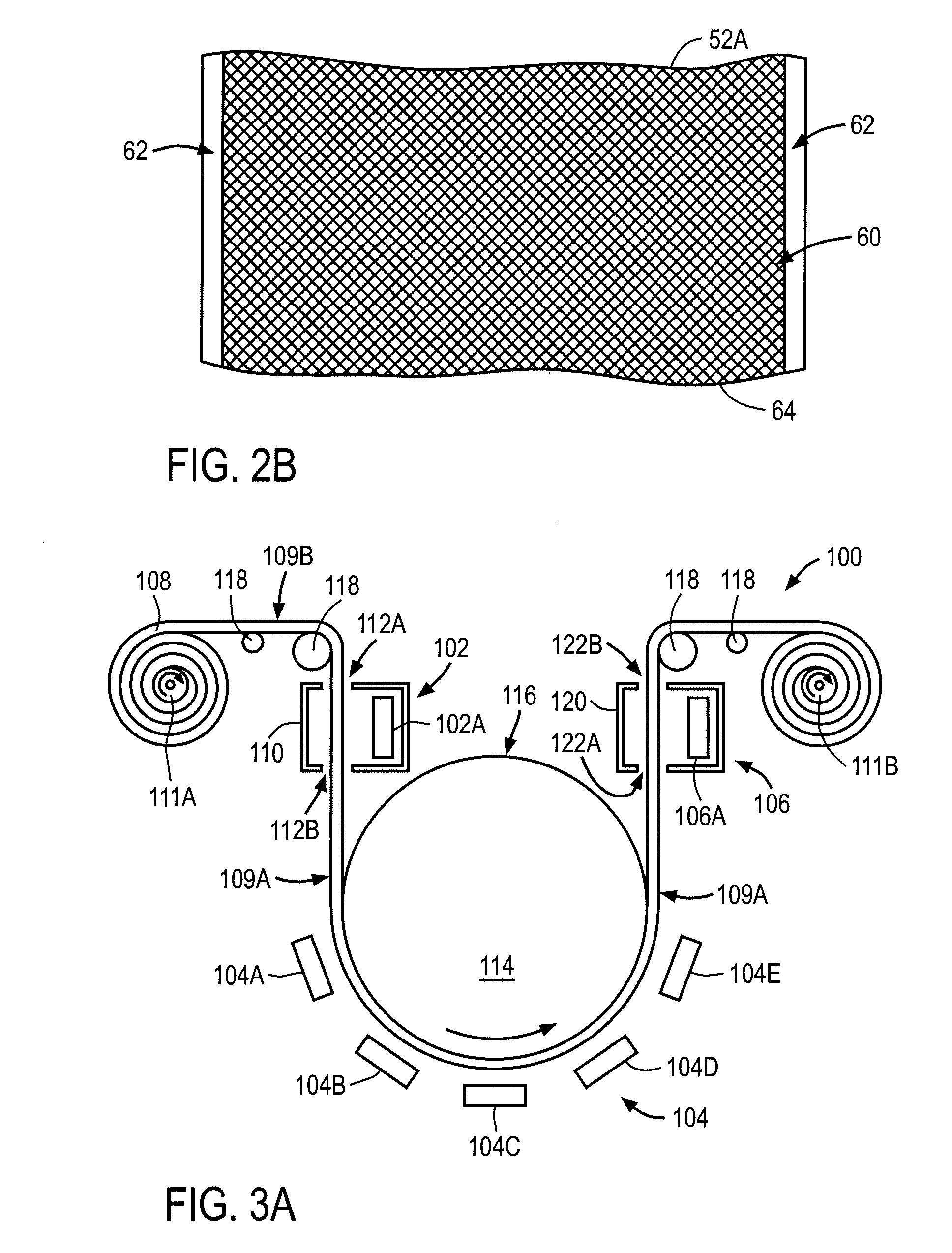 Method and apparatus for forming contact layers for continuous workpieces