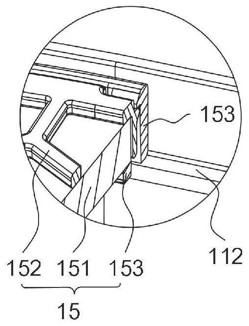 Side water retaining structure and air purification device