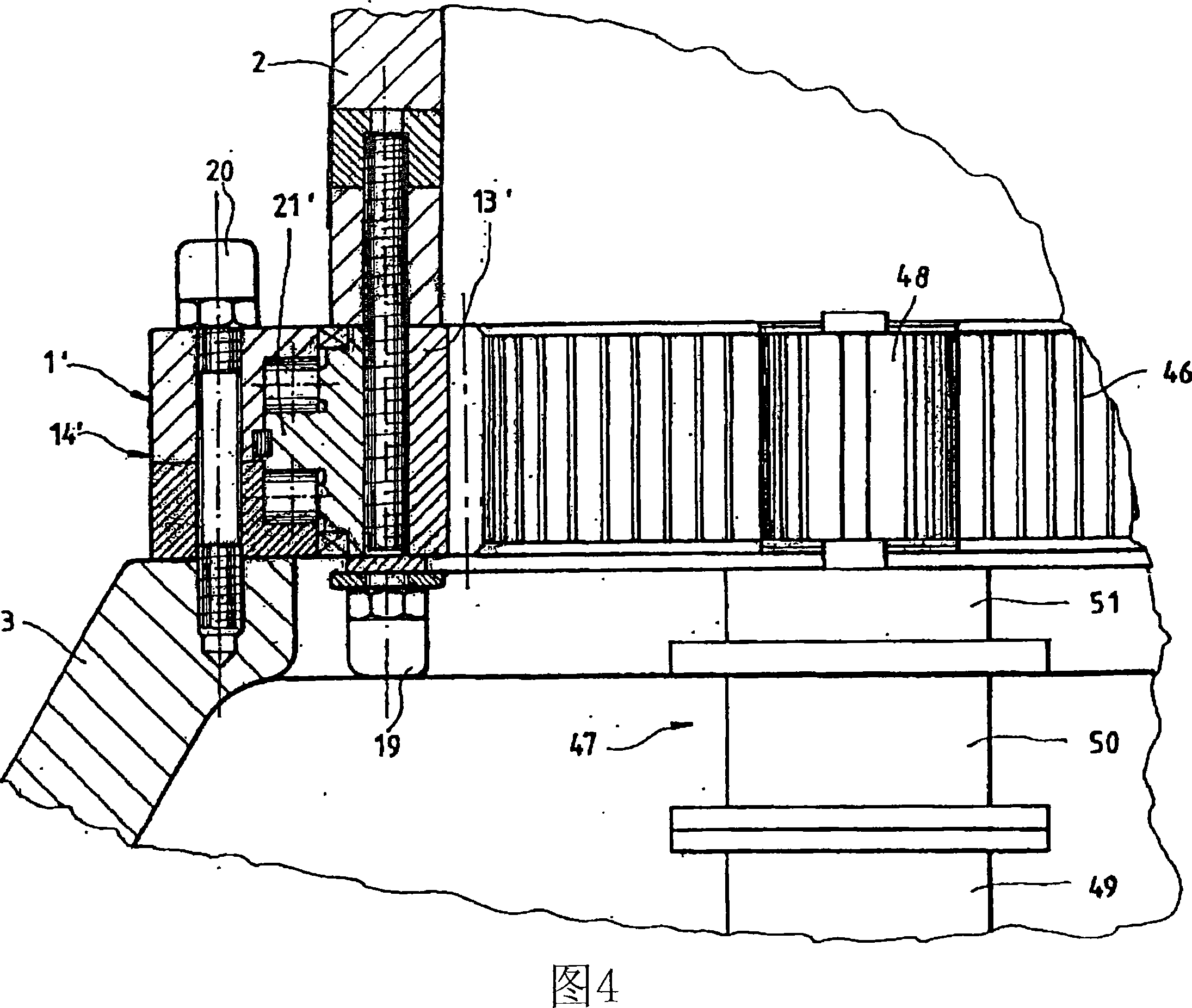 Bearing unit for a long rotor blade of a wind power installation, wind power installation comprising one such rotor blade bearing arrangement, and method for operating one such wind power installation