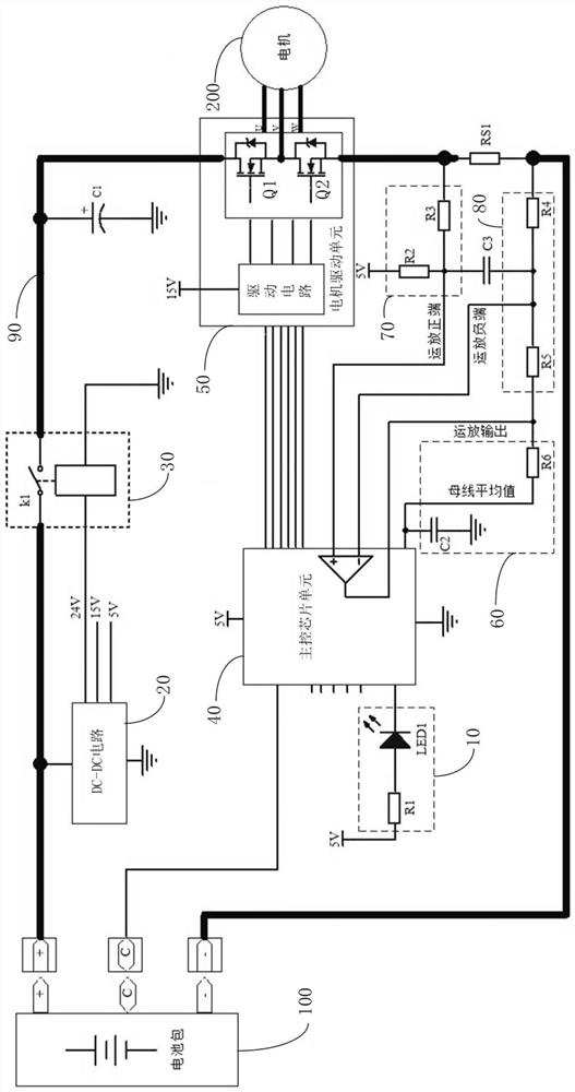 Electric tool, electric tool load state detection circuit and detection method