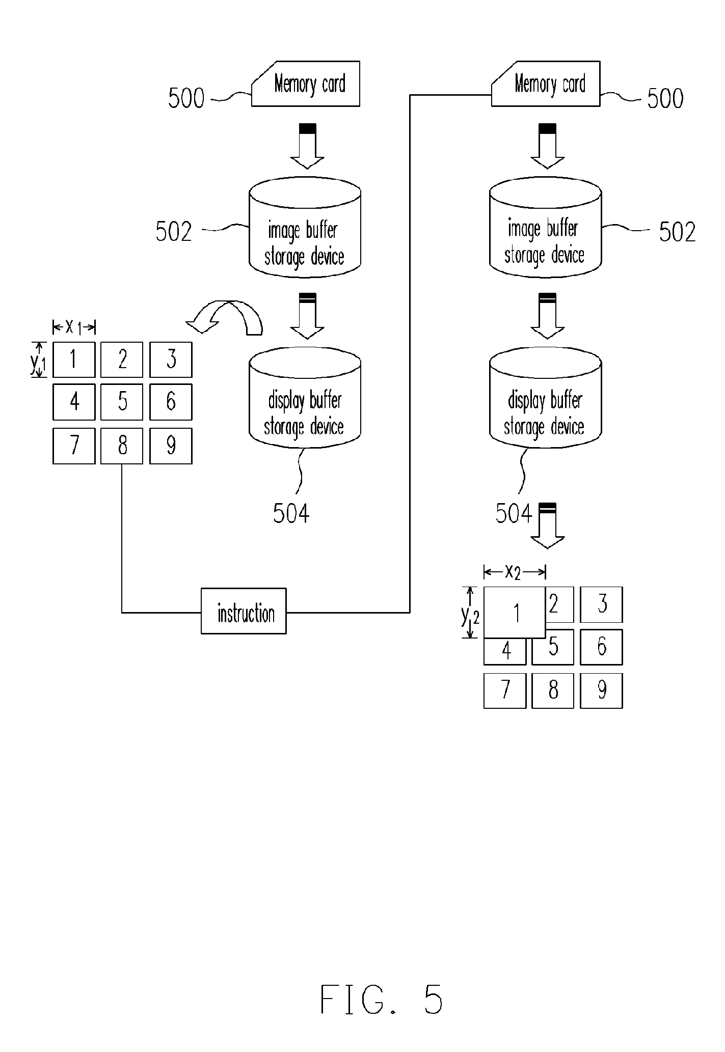 Display and preview method for display apparatus