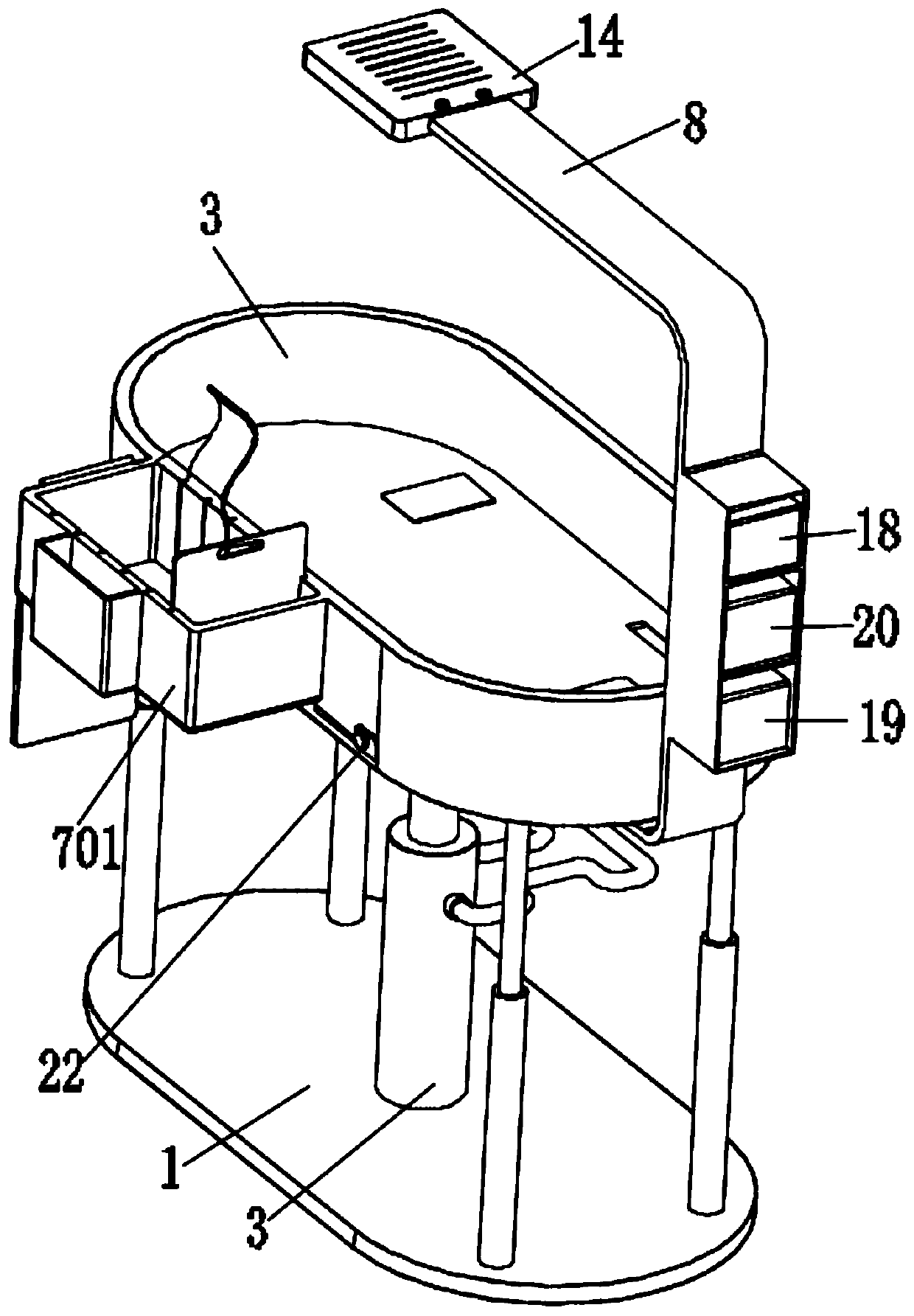 Multifunctional clinical diagnostic equipment used in department of pediatrics