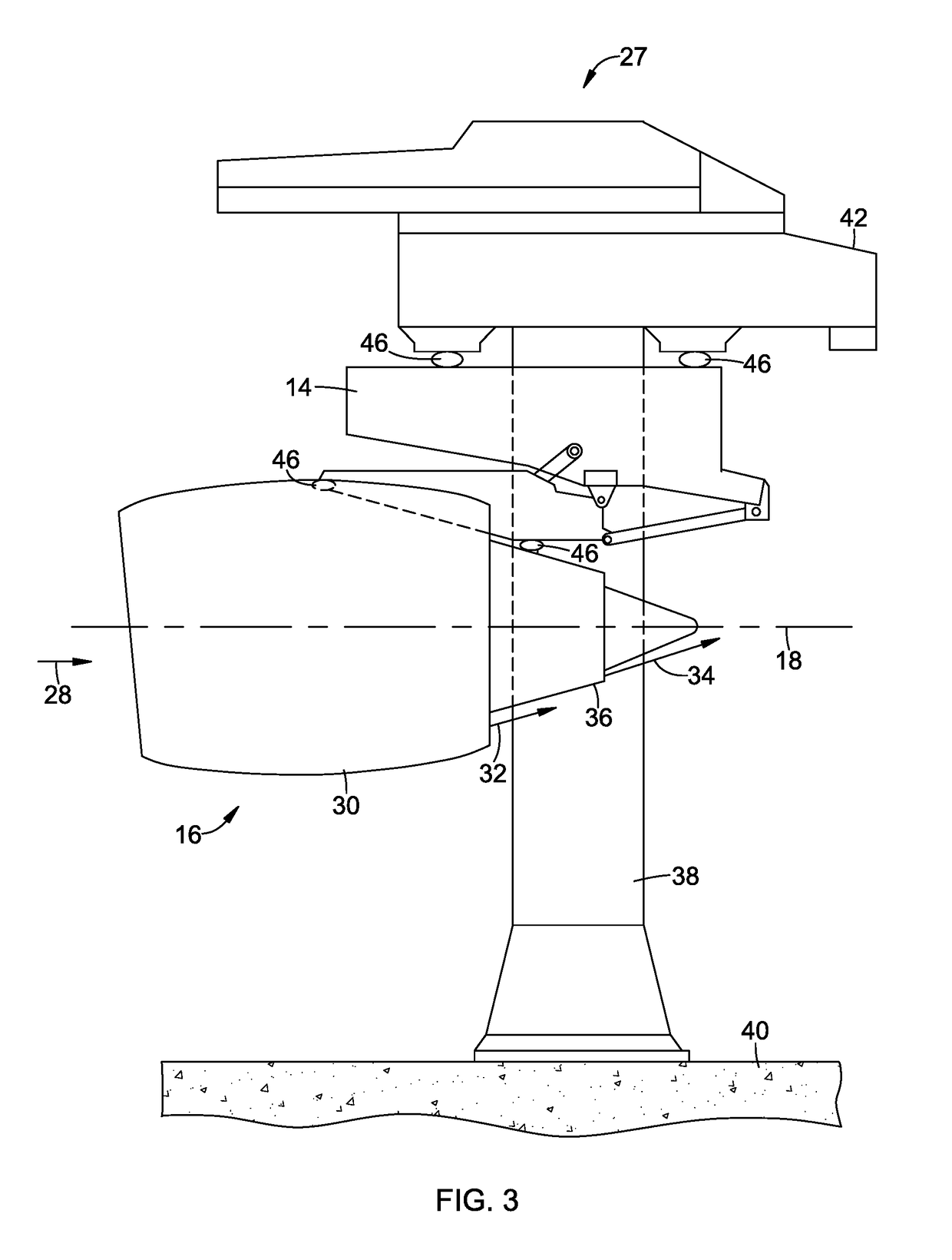 Engine test stand mounting apparatus and method