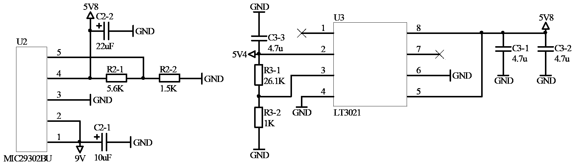 High-accuracy loosely-coupled multi-level voltage output type power allocation circuit