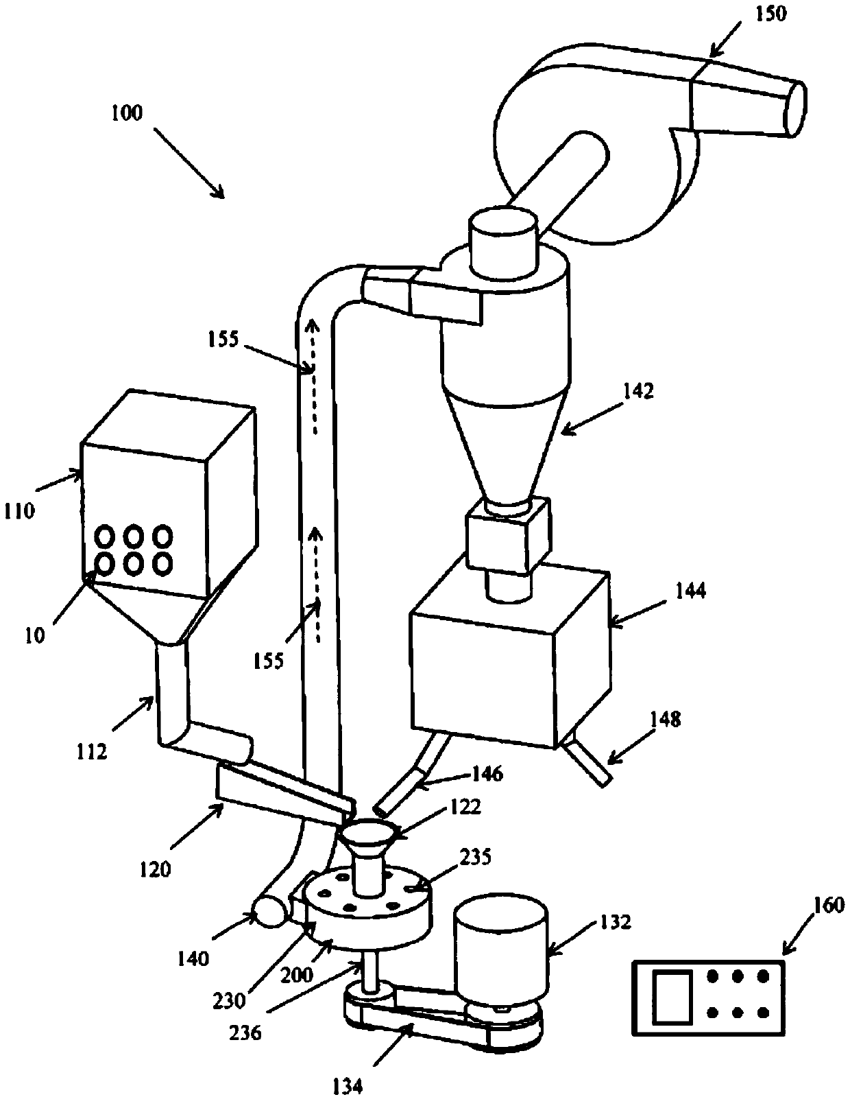 Air-cooled rotary disc and mill assembly for pulverizers