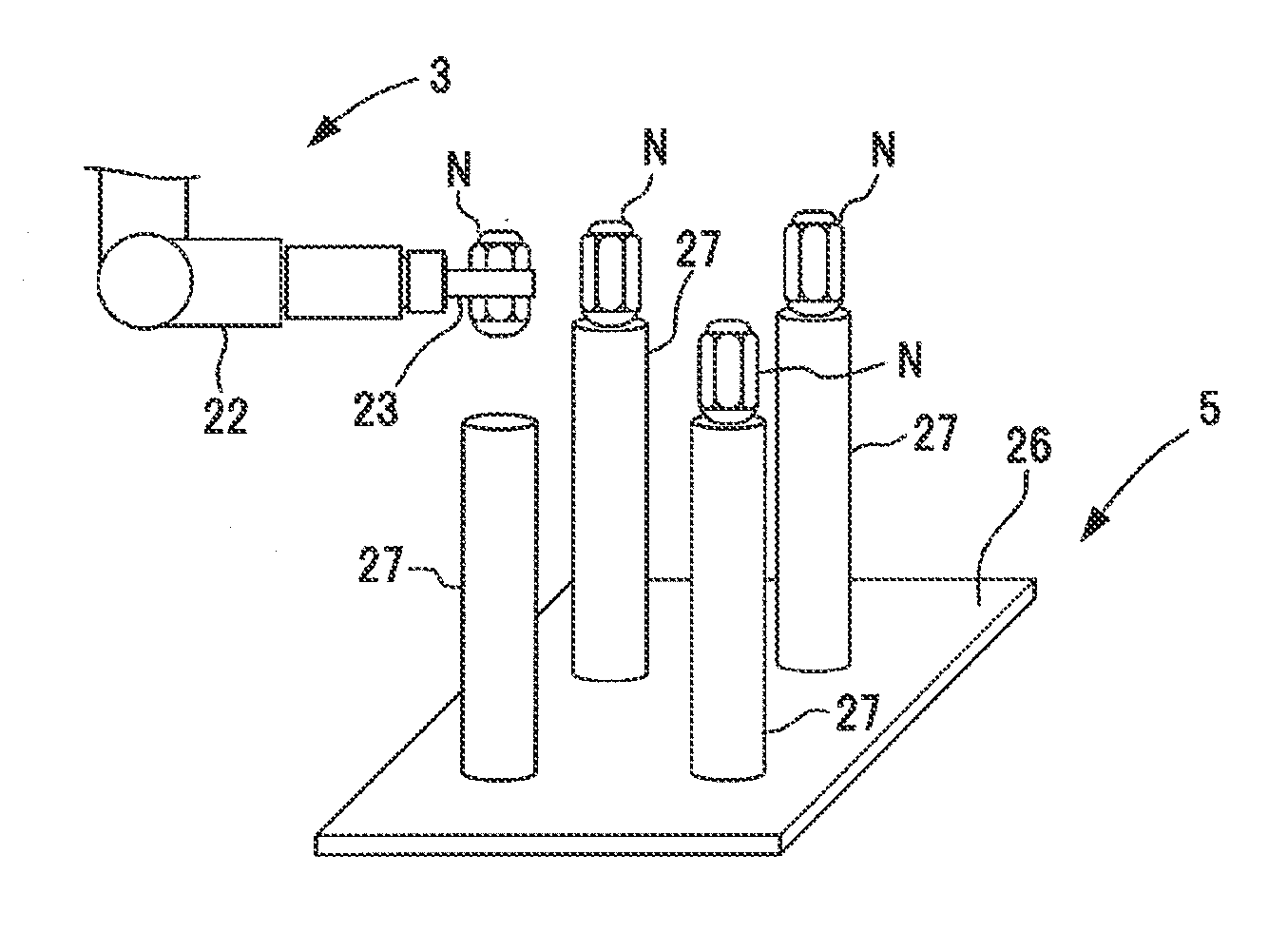 Nut feeding system