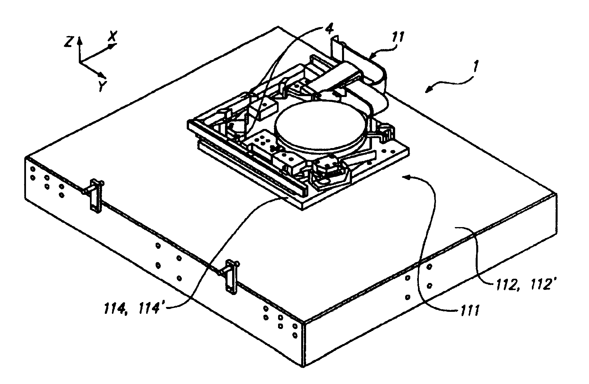 Wafer positioner with planar motor and mag-lev fine stage