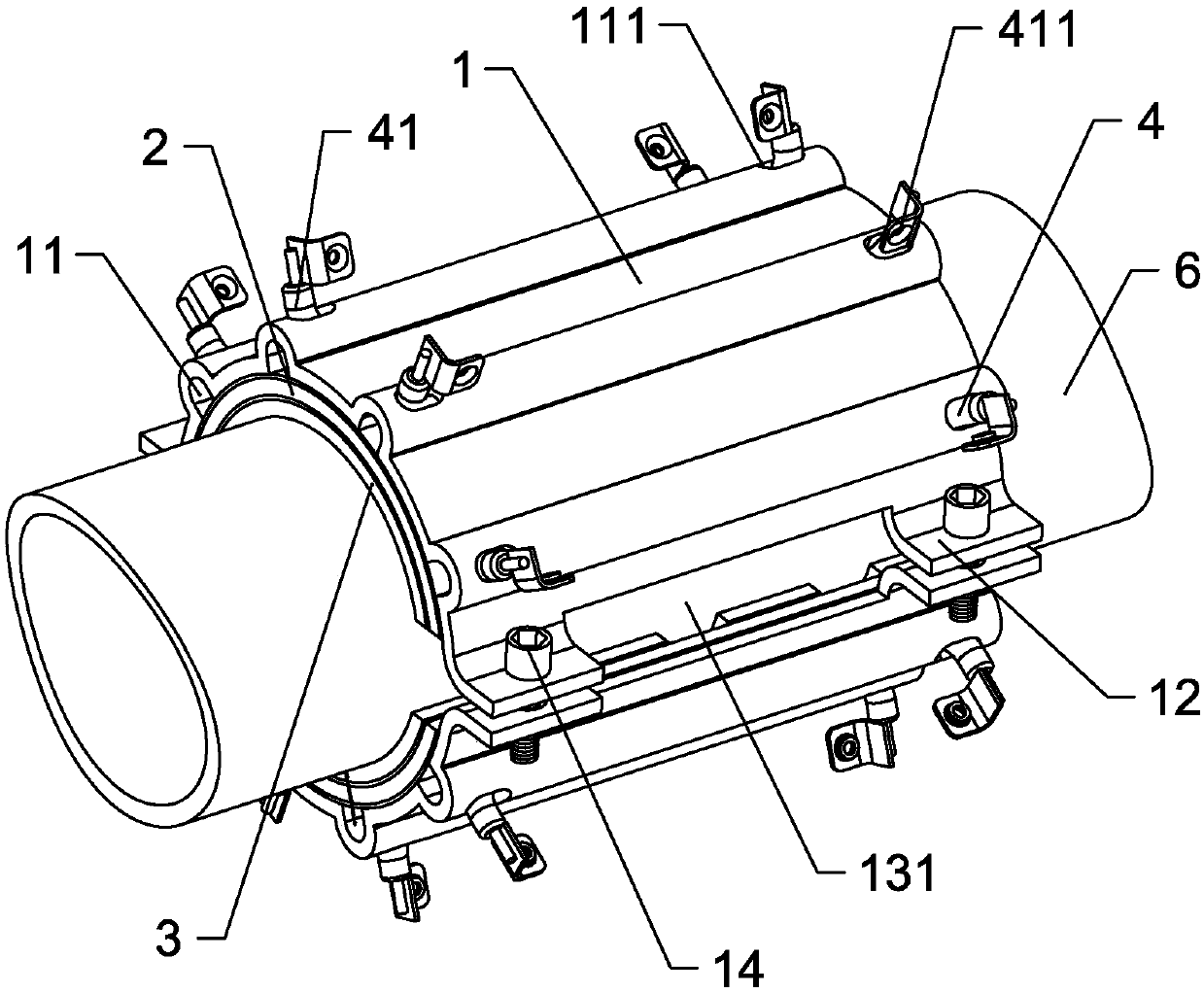 Novel aluminum heating ring and manufacturing method thereof