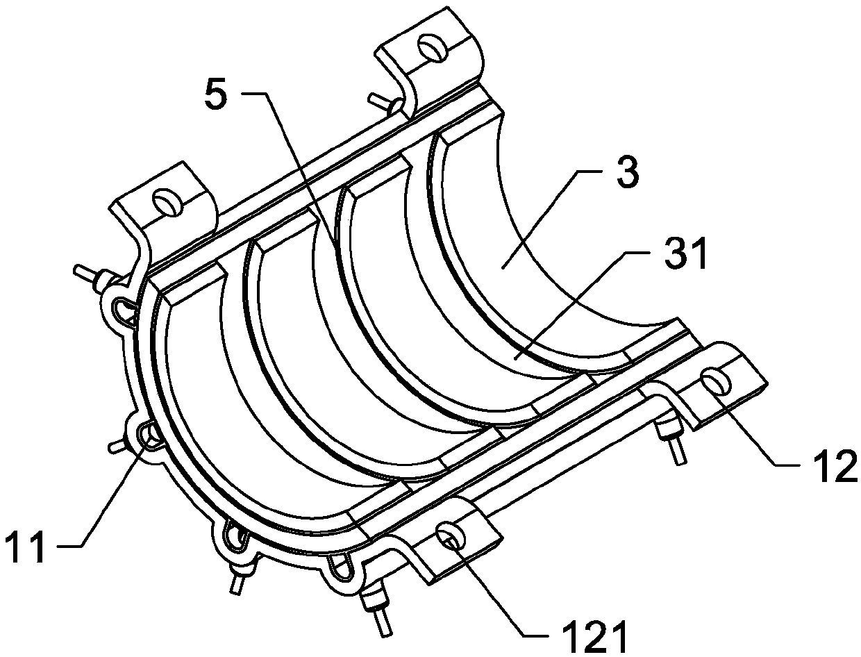 Novel aluminum heating ring and manufacturing method thereof