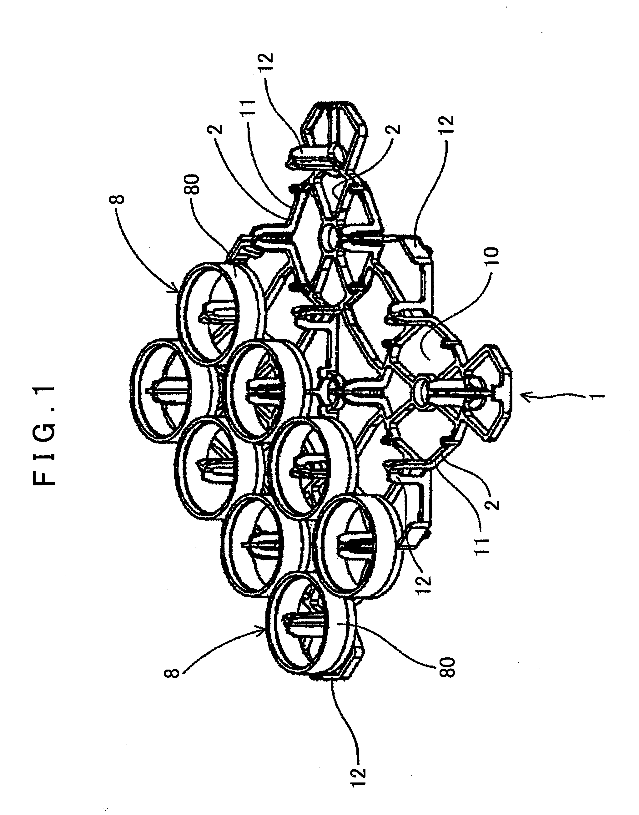 Reduced-pressure heat treatment jig and reduced-pressure heat treatment method