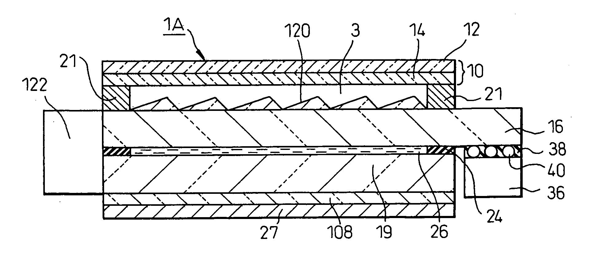 Display device employing light control member and display device manufacturing method