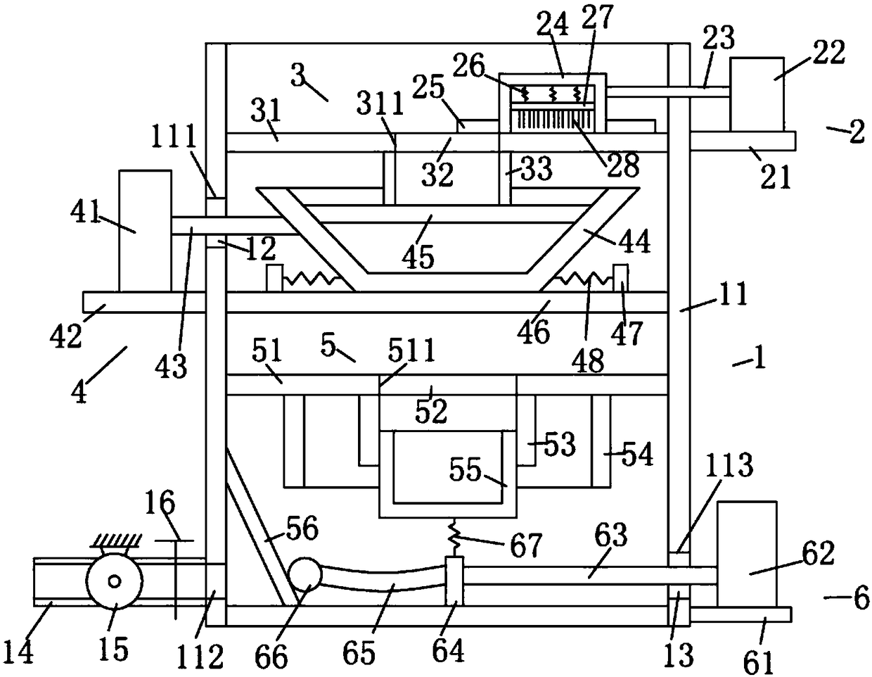 Environmentally-friendly flue gas purification device in field of machinery