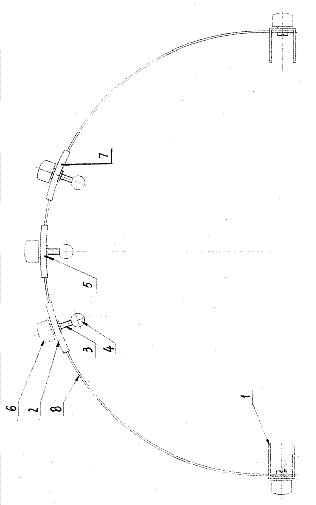 Medical throat external compressing and fixing device