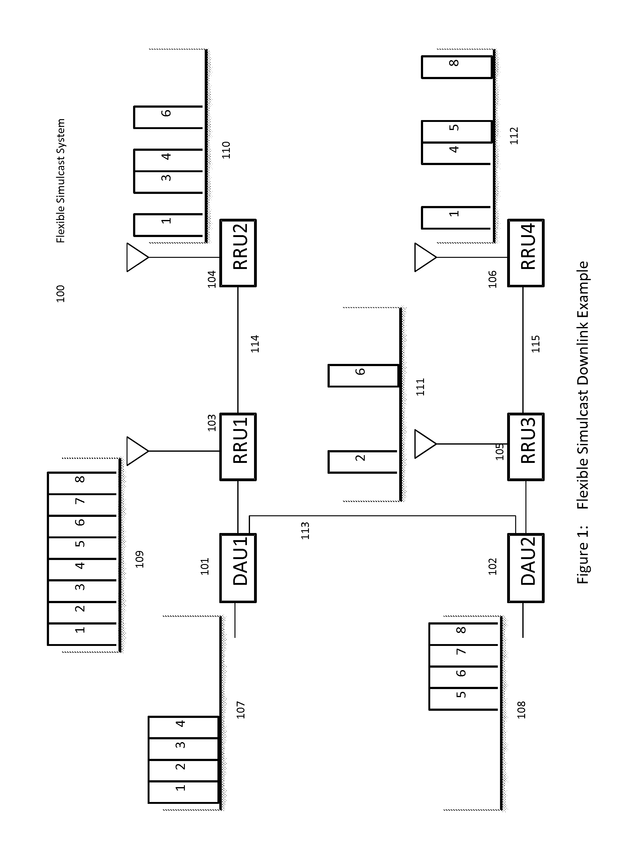 Remotely reconfigurable distributed antenna system and methods