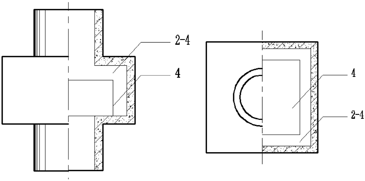 Horizontal displacement monitoring device and method in overall construction and operation process of concrete dam