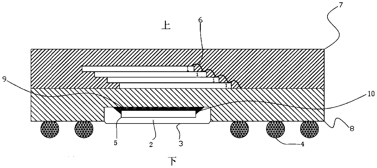 Storage type packaging structure equipped with groove and packaging method