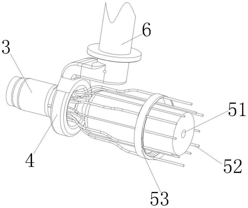 Burner and combustion device using same