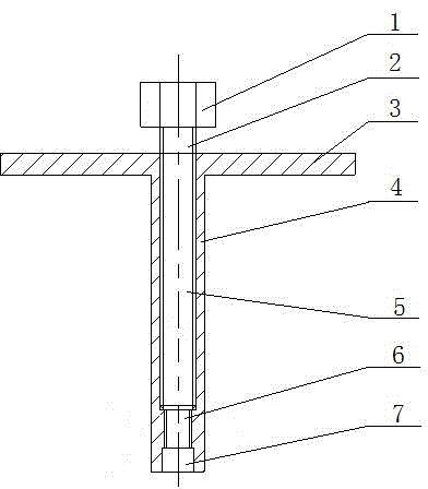 Thread adjusting clamp and screw installation method