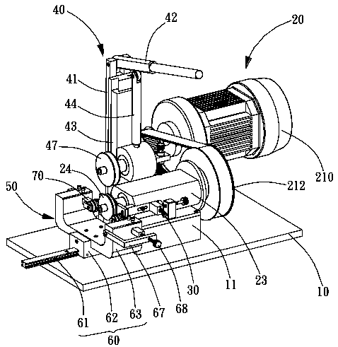 Semi-automatic bracelet edge pressing machine