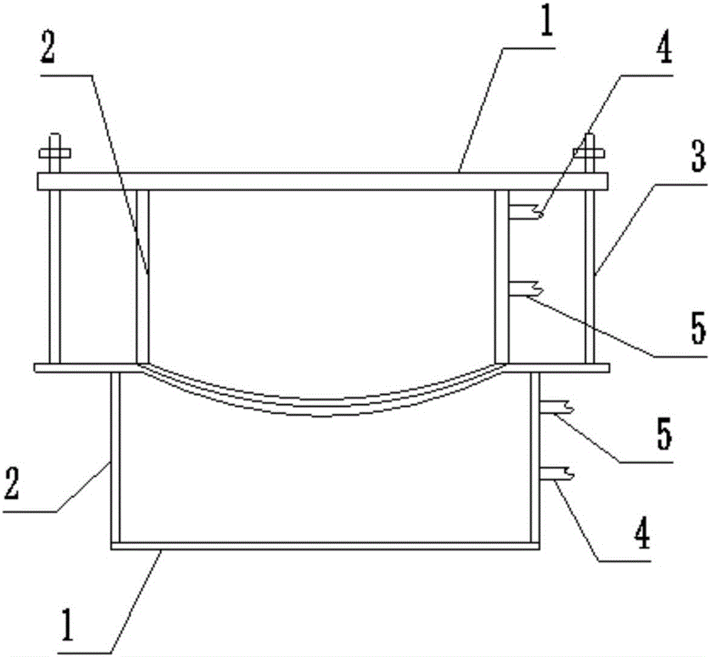 Machining die for bulletproof shield