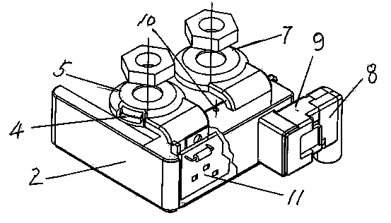 Large-current electromagnetic relay