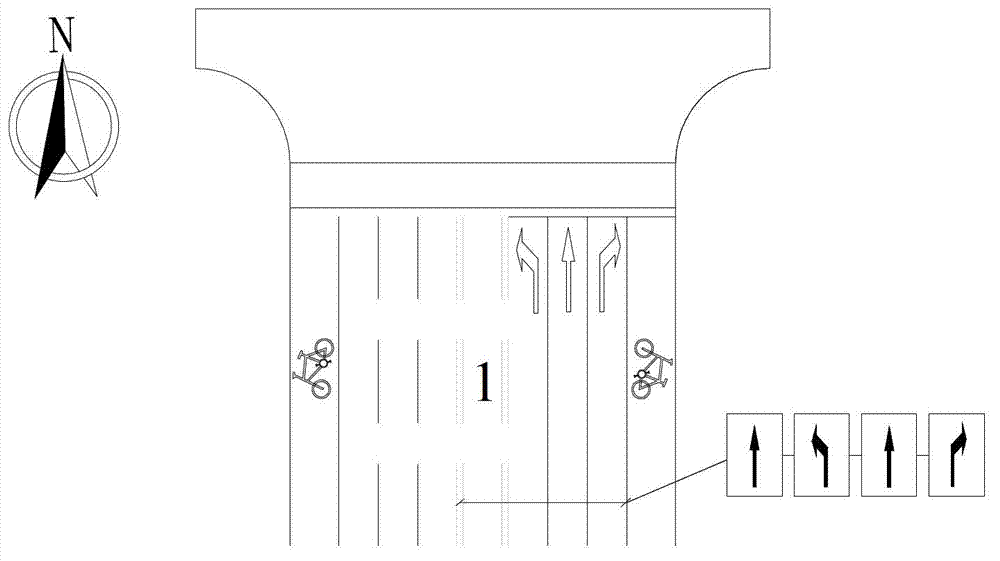 Direction switching method for variable lane of urban road